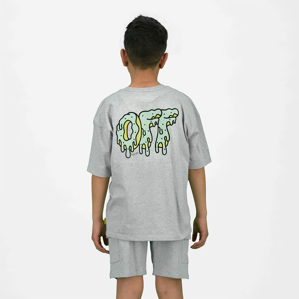 T-shirt oversized garçon manches courtes  OFF