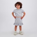 Jupe bébé fille a volant