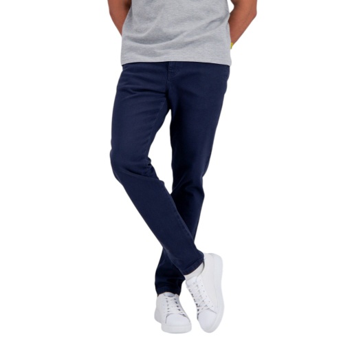 [01-010-01-482-K015-28] Pantalon Chino slim homme - CHEDI (Bleu   Marine, 28)