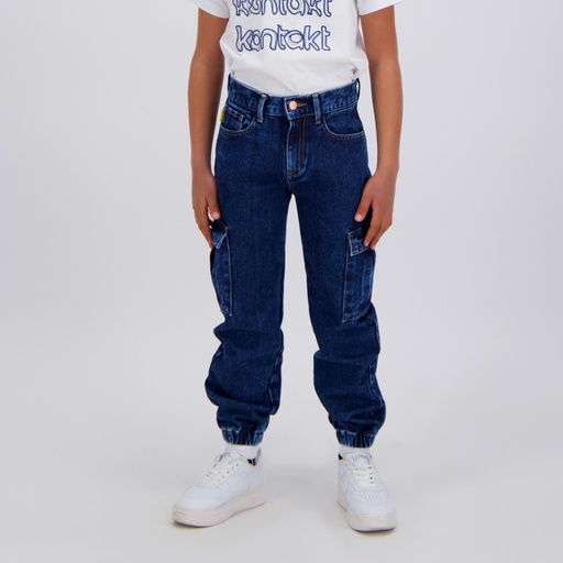 [01-010-01-485-K419-10-12A] Cargo jeans garçon (10/12 A)
