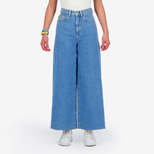 [01-010-01-489-K412-24] Super wide leg jeans femme - WIDED 2.0 (Jeans Bleu Clair, 24)