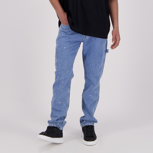 [01-010-01-490-K412-28] Carpenter jeans homme avec taches de peinture - KARIM (28)