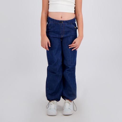 [01-010-01-492-K419-10-12A] Parachute jeans fille (Jeans Bleu  Moyen, 10/12 A)