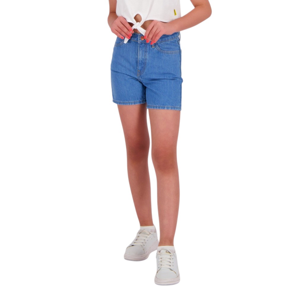 Short fille en jeans