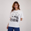 T-shirt oversized femme manches courtes إفراط في التفكير