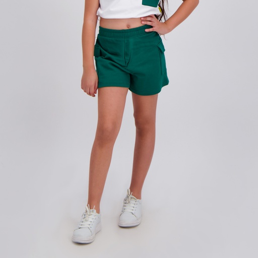 [05-010-18-076-K054-10/12A] Short cargo fille en molleton (10/12A)