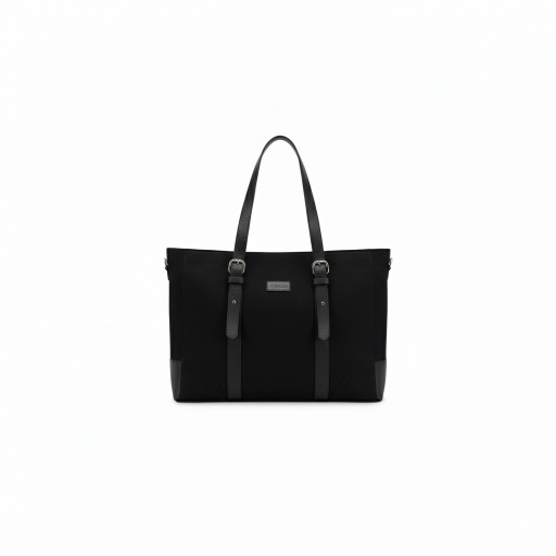 Cabas en jeans et cuir