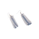 Boucle d'oreille frange en jeans