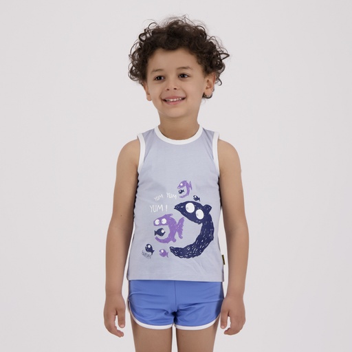 [05-010-12-156-K931-12/18M] Débardeur bébé garçon YUM YUM (12/18M)