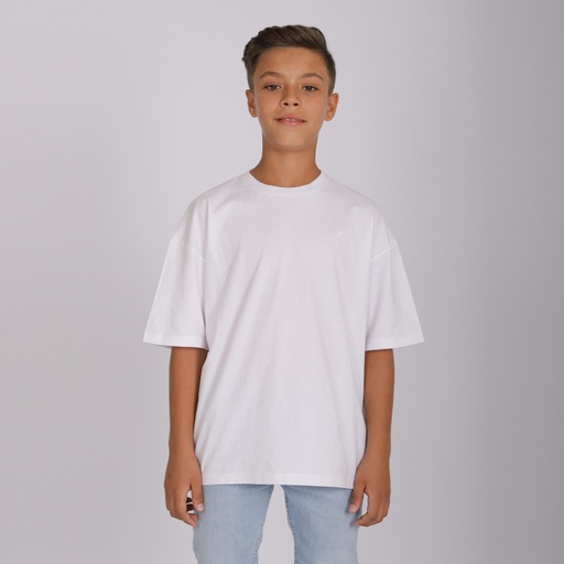 [05-010-02-649-K000-10/12A] T-shirt oversized garçon manches courtes (10/12A)