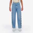 Ribcage jeans femme avec passant croisée -RAYA 2.0