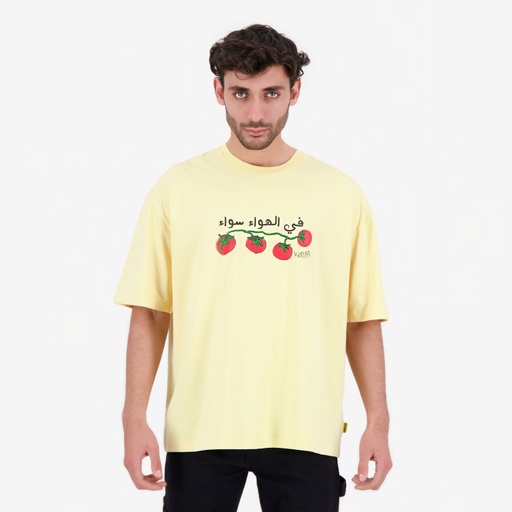 [05-010-02-708-K033-L] T-shirt oversized homme manches courtes في الهواء سواء (L)