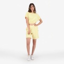 Short femme avec bande à la taille croisée