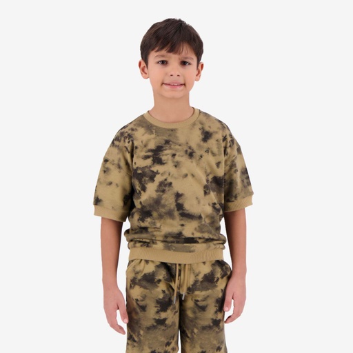 Sweat garçon manches courtes tie &amp; dye