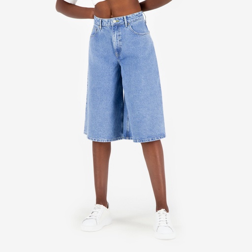 [01-010-04-007-K412-24] Bermuda femme taille haute en jeans -BADIRA (24)