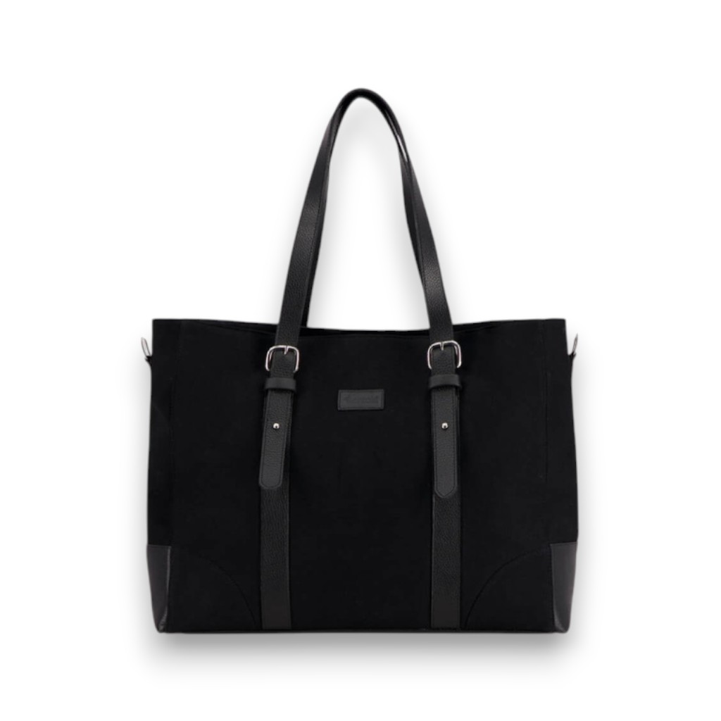 Mini cabas femme en jeans et cuir