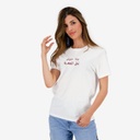 T-shirt unisexe manches courtes بحذا حبيبتي تحلى السهرية