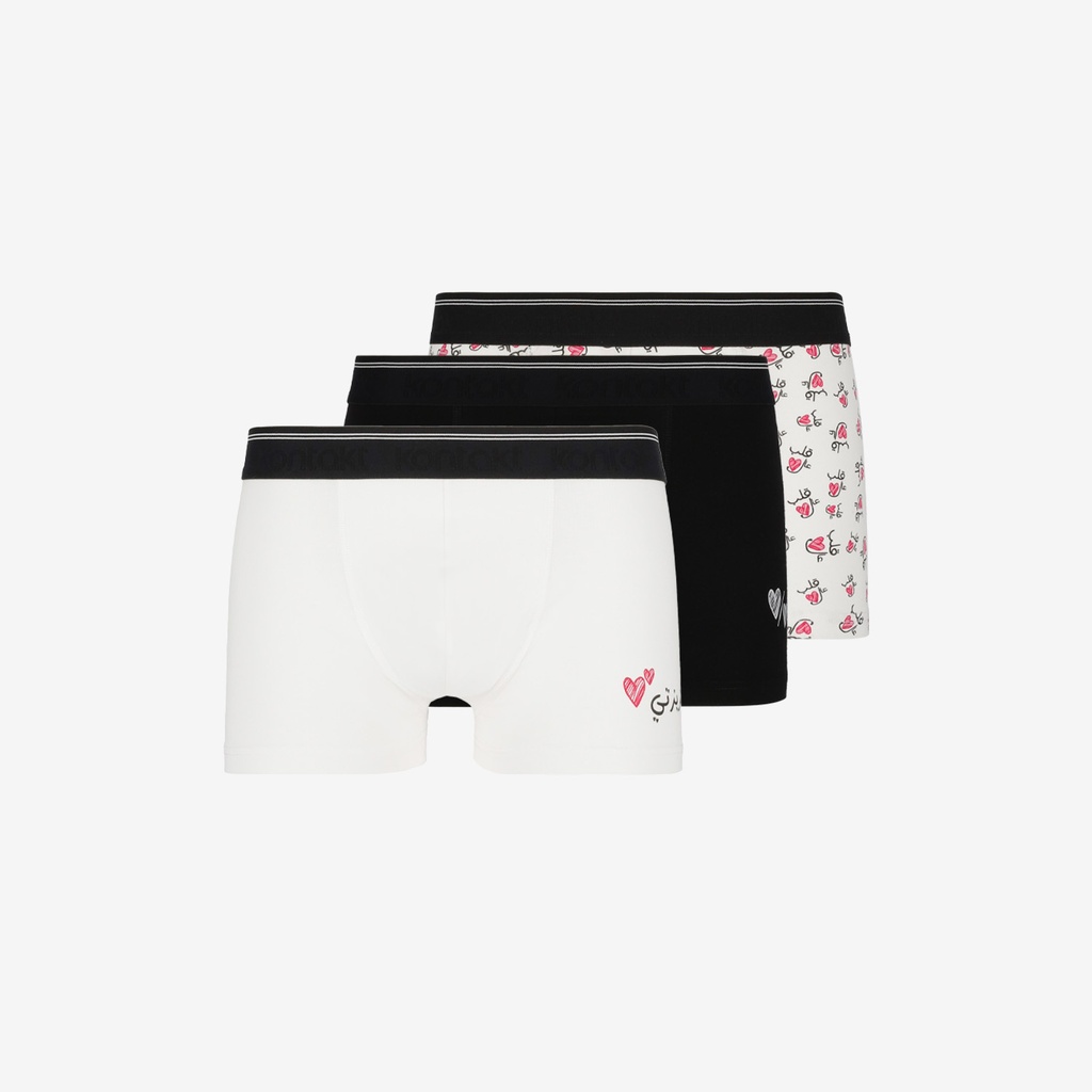 Lot de 3 Shorty homme en coton