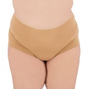 Culottes femme grande taille en microfibre extensible