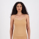 Caraco femme col V en microfibre extensible