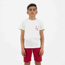 T-shirt garçon manches courtes خارج التغطية