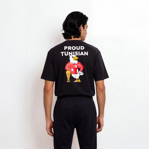 [05-010-02-863-K040-L] T-shirt oversized unisexe manches  courtes PROUD TUNISIAN (L)