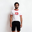 T-shirt unisexe manches  courtes contrasté  نسور قرطاج ديما فالعلالي