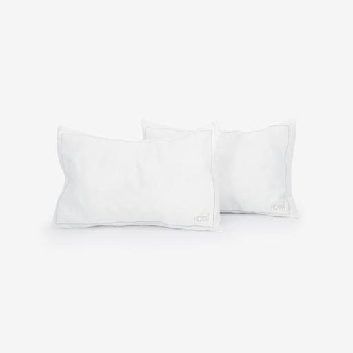 Lot de 2 taies d'oreiller HOBBY - Jeans Bleu Foncé